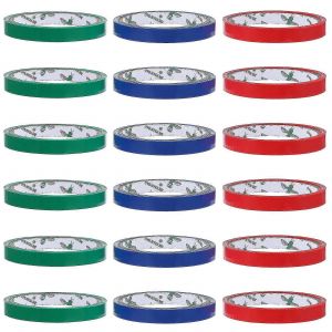 18 Rouleaux De Ruban D'étanchéité Adhésif Transparent Pour Machine De Scelleuse De Sacs Commerciaux,Fournitures D'emballage De Supermarché - Neuf