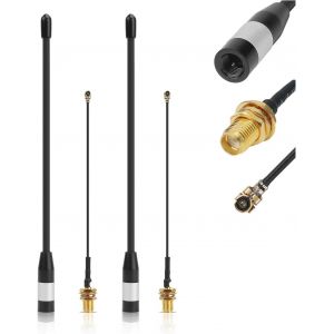 Antenne 868 MHz 10 dBi Gain pour antenne Meshtastic LoRa Long Range Soft Whip,17 cm,prise Omni SMA,noir - Neuf