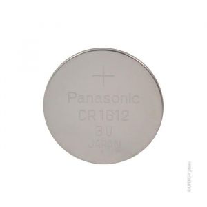 Panasonic Pile Bouton Lithium CR1612 - 3V 40mAh - Neuf