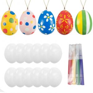 Remplissage De Bas Enfants 12 Pc Peint Graffiti Oeufs Imitation Oeufs Mod&egrave;le Oeufs De P&acirc;ques Jouets Pour Enfants Inachev&eacute;s Jouets Pour Tout-Petits Enfants Bricolage Peint Blanc Enfant - Neuf