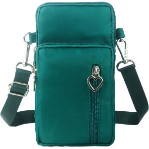 RFCBC-Sac à bandoulière pour femme, pochette étanche pour téléphone, sac à fermeture éclair, petit sac à main à bandoulière pour iPhone 15 Pro Max/15/14/13/12/11, Samsung Galaxy S23 S22 ou téléphone - Neuf