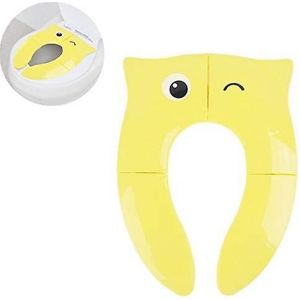 R&eacute;ducteur De Toilettes Pliable Pour Enfant, Si&egrave;ge De Toilette Portable Pour B&eacute;b&eacute;, Confortable, En Pp, Avec 4 Antid&eacute;rapants - Neuf