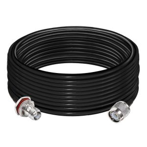 C&acirc;ble de raccordement TNC RG58 Prise m&acirc;le TNC vers cloison femelle TNC C&acirc;ble d'extension d'antenne Wifi C&acirc;ble coaxial &agrave; faible perte de 32,8 pieds (10 M) pour antenne sans fil Radio jambon - Neuf