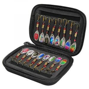 Ext&eacute;rieur Portabale P&ecirc;che &Agrave; La Mouche Leurre Spinner Cuill&egrave;re App&acirc;t Mousse Bo&icirc;te Truite Mouches Fishook Poisson Hame&ccedil;on Dur Eva Rangement Case Conteneur Sac - Neuf