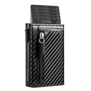 Mince Smart Pop-Up porte-monnaie pour Hommes, RFID Titulaire de la Carte, Minimaliste Petite Pince &agrave; billets, Cuir R&eacute;sistant Design - Neuf