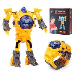 Montre Créative Pour Enfants Robot Transformer,Montres-Bracelets Numériques Pour Garçons Big Face Pour 2-14 Ans - Neuf