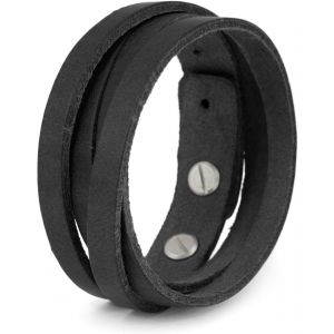 Eryi-Bracelet En Véritable Cuir Italien, Pour Homme ¿ Bracelet Réglable Double -Tour Avec Fermeture En Laiton ¿ Cuir De Haute Qualité Au Tannage Végétal ¿ Idée Cadeau Parfaite - Neuf