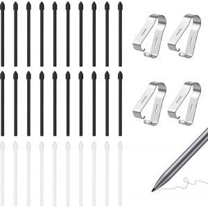 30Pcs Pointes de Stylet Tactile de Remplacement, S Pen Pointes de Remplacement pour Galaxy Note10/10 Plus/20/20 UItra/TabS6/S6Lite/S7/S7Plus/S8/S8 UItra/S8Plus/S21ultra/S22ultra/S23ultra - Neuf
