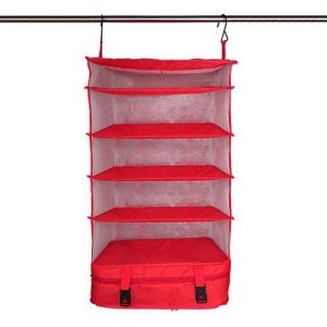 Valise de voyage extérieure Sac de rangement de bagages Sac suspendu pliable 5 couches - Neuf