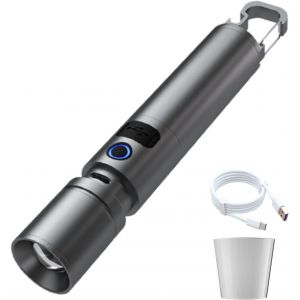 Lampes De Poche Led Rechargeables Portables, Lampes De Poche Pour Camping, Lampes De Poche Multifonctionnelles, Lampes De Poche Led Puissantes, Lampes De Poche Pour La Randonnée, La Pêche - Neuf