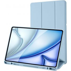 Coque Compatible Avec Samsung Galaxy Tab S6 Lite 10,4 Pouces 2024/2022/2020 Sm-P620N/P625N/P610/P613/P615/P619 Avec Porte-Stylet, &Eacute;tui Housse De Protection, Veille/R&eacute;veil Automatique (Bleu Ciel) - Neuf