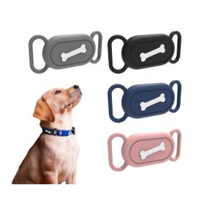 Lot de 4 &eacute;tuis en silicone pour porte-collier pour chien Samsung Galaxy SmartTag2 - Neuf
