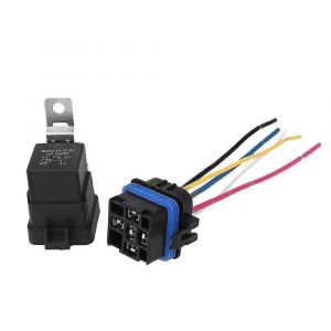 Relais automobile intégré étanche Dc/12V 40A relais automatique et prise 5 broches - Neuf