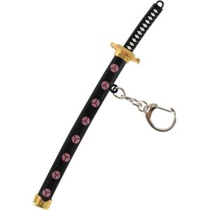 Porte-Clés Katana One Piece, Porte-Clés Manga, Avec Porte-Couteau, Cadeau Pour Les Amateurs D'anime - Neuf