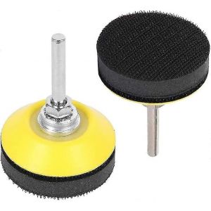 2pcs 2 Pouces (50mm) Crochet Et Boucle Tampon De Ponçage Polissage Tampons De Meule - Neuf