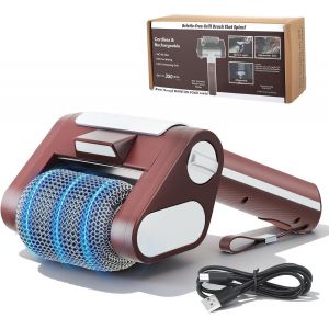 Ulteronixshop-Brosse &Eacute;lectrique sans Fil pour Barbecue,sans Poils,avec Lumi&egrave;re LED,en Acier Inoxydable 304,Rechargeable Et sans Fil,Brosse &Eacute;lectrique Rechargeable Adapt&eacute;e &Agrave; Tous Les Types De Barbecue - Neuf