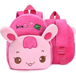 Sac à Dos Enfant,Cartable Scolaire Maternelle,Forme Animale Mignonne en Peluche Mini-Sac à Dos école Maternelle Enfant Bébé Filles Tout-Petit Sac - Neuf
