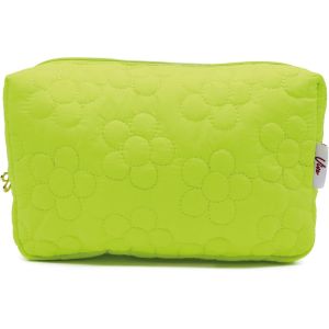 MAA-- Trousse de toilette pour femme Vive, fille, style, amusant, design, sac de toilette, voyage, coiffeuse, trousse, marque espagnole, Ouate fleur pistache, Trousse de toilette - Neuf