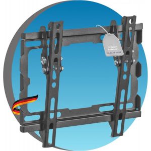 TIANYI-Support TV Mural, Max. VESA 200x200 mm, Max 45kg, Universel inclinable pour t&eacute;l&eacute;viseurs 23-43 Pouces Plats et incurv&eacute;s, Noir - Neuf