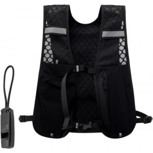 Kal-Sac À Dos D'hydratation, Réglable Sac À Dos Gilet Trail Avec Sifflet Léger Et Respirant Réfléchissant Gilet Course A Pied Femme Homme Pour Marathon - Neuf