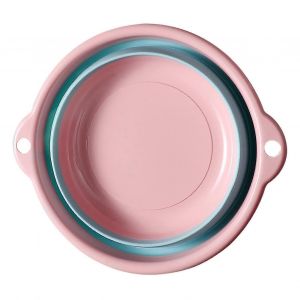 Bassine Pliable, Plateau A Vaisselle Pliable, Bassine Portable, Bac A Vaisselle En Plastique Peu Encombrant Pour La Vaisselle, Les Fruits, Le Camping, La Randonnee Et La Maison (Lpink) L Rose - Neuf