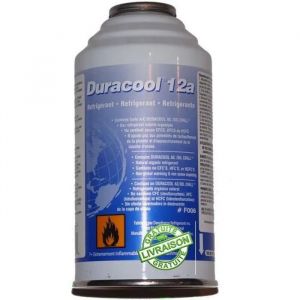 Recharge de climatisation - DURACOOL - 12a - Compatible R134a et R12 - 170g - &Eacute;cologique - Neuf