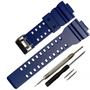 Kal-Bracelet De Rechange Pour Casio Gls-8900/Gw-8900/Ga-110/Ga-100c/Ga-120/Gd-110/Gls-100 - Neuf