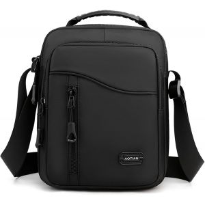 RFCBC-Sacoche Homme Sac a Main Homme Sacs D'épaule Sac Bandouliere Hommes en Nylon Sacoche Besace Messenger Bag Sac D'affaires Crossbody Sac de Voyage Travail et Scolaire - Neuf
