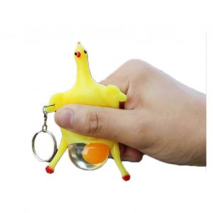Creative ChickenShaped Squeeze Jouet Pour Le Soulagement Du Stress Trousseau Anniversaire En Caoutchouc Souple - Neuf