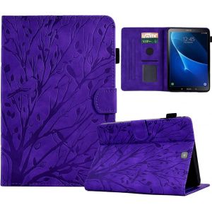 Kal-Coque Galaxy Tab S6 Lite 10.4 2024/2022/2020, Housse Sm-P620/P625/P610/P613/P615/P619 &Eacute;tui &Agrave; Rabat Et Portefeuille Case Avec Fonction Support Et Poche Cartes Pour Samsung Galaxy Tab S6 Lite - Jau - Neuf