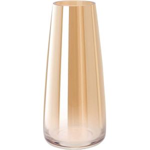 Grand vase en verre,vase en verre conique,grand vase transparentVase de décoration,vase décoratif avec - Neuf