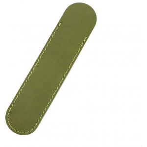 ?tui en cuir pour stylo ou crayon, vert, bleu, noir, jaune, marron, une seule pochette pour stylo plume, &iquest;&iquest;tui de protection vintage en cuir - Neuf