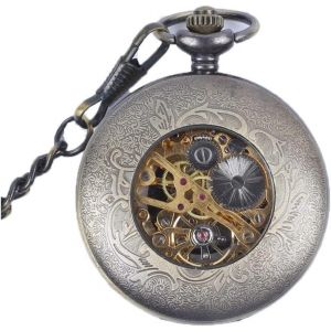 Eircfy Montre De Poche Chaîne Montre De Poche Montre De Poche Mécanique Automatique Montre De Poche Classique Montre De Poche Romaine Montre De Poche - Neuf