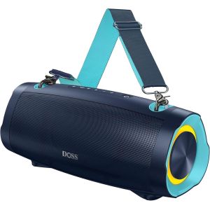 lbgwp60-Extreme Boom Pro D100 Enceinte Bluetooth Avec 140W Peak, 70W Bold Sound, Extra Bass, 24H Playtime, Beat-Sync Lights, Built-In Battery Sharing, Ipx6 Waterproof, Portable Strap For Outdoor-Blue - Neuf