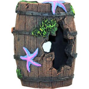 Aquarium Aquarium Grotte Décor,Aquarium Baril Cassé Décor De Grotte,Aquarium Réservoir Montagne Grotte Ornements Pour Betta - Neuf