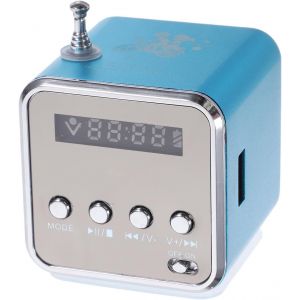 LETNERNY-Mini Haut-Parleur, Numérique Sans Fil, Lecteur De Musique Stéréo Portable Mp3, Mp4 Pour Ordinateur, Téléphone Portable, Carte Micro/Usb/Disque/Fm - Neuf