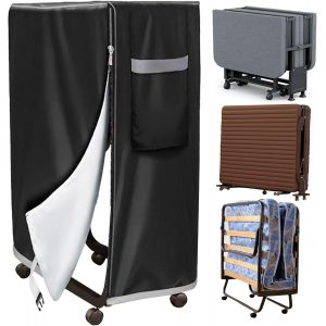 Subzonal-Sporgo Housse De Rangement Matelas Pliant: Imperméable Lit Pliant Housse Rangement Housse Anti Poussière Pour Lit Pliant, Multifonctionnel Housse Lit Pliant Housse Rangement Matelas 99x38x11 - Neuf