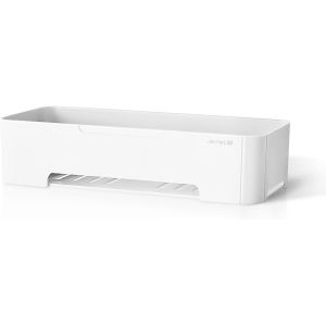 Etag&egrave;re Douche Serviteur de Douche sans Per&ccedil;age Auto-adh&eacute;sif Rangement Douche pour Salle De Bain Cuisine Mural Support Douche Organiseurs Amovible Porte Shampoing Douche Blanc - Neuf