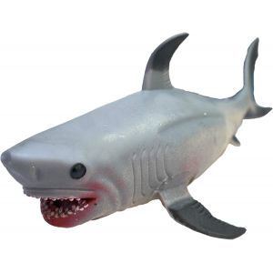 KAL-- Requin À Pointe Noire, Jouet Extensible De Deluxebase. Répliques D'Animaux Super Extensibles Et Réalistes, Idéal Pour Les Enfants. Anti Stress, Sensoriel, Autisme, Tdah, Relaxant, Squishy - Neuf