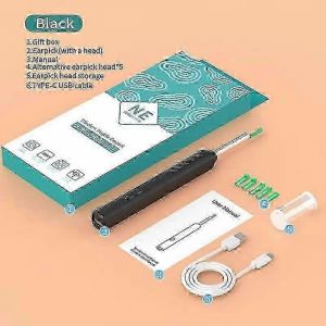 Sans Fil Smart Visual Wifi Oreille Nettoyant Otoscope Oreille S&eacute;lecteur Avec De La Lumi&egrave;re Led De La Cire D'oreille Outil De Suppression De Cam&eacute;ra Oreille, Endoscopes Oreille Wax Remover Pour Androi - Neuf