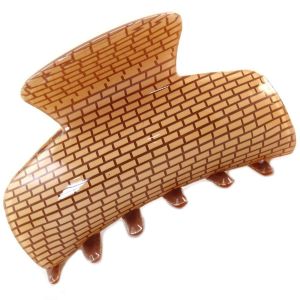 Promotion ! Pince Crabe Créateur 'arégonde' Marron - 80x45x30 Mm - Neuf