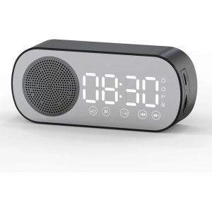 Radio-R&eacute;veil, R&eacute;veil Num&eacute;rique Portable Dual 5.0 HiFi sans Fil avec Haut-Parleur BT pour la Lecture, la Cuisine, L'&eacute;quitation - Neuf