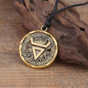 Dawapara Dieu Veles Symbole Amulette Slave Et Talisman Pendentif Le Patron De La Sagesse Mode Bijoux Femmes Accessoires Collier - Neuf