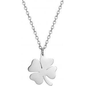Kal-Collier Pendentif Trèfle À Quatre Feuilles Colliers De La Saint-Patrick Charm Trèfle En Forme De C?Ur Amulette Irlandaise Porte-Bonheur Bijoux En Cadeaux Pour Femmes Filles - Neuf
