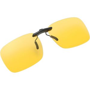 Kathlelxh-Lunettes De Conduite De Nuit Polarisées, À Clipser Et Anti-Reflets Pour Homme Et Femme, Lunettes De Vision Nocturne Hd Uv380 Sans Éblouissement Pour La Conduite, La Pêche, Le Ski, [H1600] - Neuf