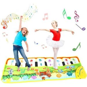 PIMPIMSKY Tapis de Piano Tapis Musical Bébé Piano Tapis de Jeu Musical Instrument Touch Jeu Clavier pour Enfants Cadeau - Neuf