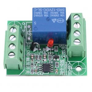 DC 12V Single Channel Relay Module,Bistable Circuit Trigger Module - Neuf
