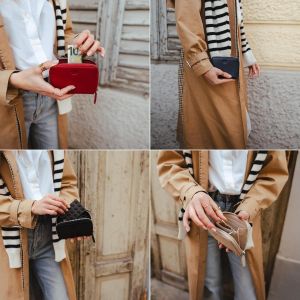 Baur Portefeuille Pour Femme En Cuir V&eacute;ritable | Mini Portefeuille Avec Protection Rfid | Petit Portefeuille Avec 6 Compartiments Pour Cartes | Compartiment Pour Billets Et Pi&egrave;ces De Monnaie - Neuf