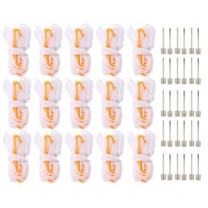 Lot De 15 Sacs De Rangement Universels En Maille Pour Ballons Avec 30 Aiguilles De Gonflage Pour Basket-Ball Et Volley-Ball - Neuf