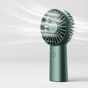 Vert-Main, Ventilateur Portatif, 4000mAh, Rechargeable par USB, 16H Max Runtime, 3 Vitesses, de plein air et de Voyage - Neuf